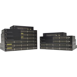 Cisco SG350-28SFP 28-Port Gigabit Managed SFP Switch - Manageable - 3 Layer Supported - Modular - 28 SFP Slots - 34.30 W Power Consumption - Optical Fiber - Rack-mountable - Lifetime Limited Warranty