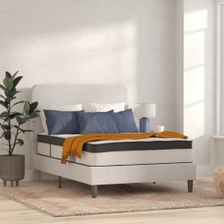Flash Furniture Capri Mattress, Full Size, 12"H x 54-1/4"W x 75-1/2"D, White