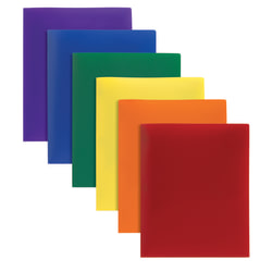 Office Depot® Brand Poly 2-Pocket Portfolio, Assorted Colors