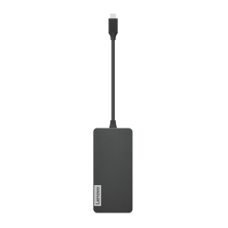 Lenovo® USB Type-C 7-In-1 Travel Hub, Iron Gray, GX90T77924