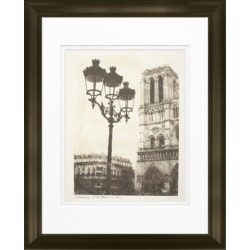 Timeless Frames Marren Espresso-Framed Landscape Artwork, 11" x 14", Notre Dame