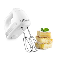 Cuisinart™ Advantage 3-Speed Hand Mixer, 12-13/16"H x 3-5/16"W x 3-5/16"D, White