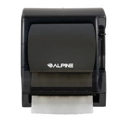 Alpine Economy Paper Towel Roll Dispenser, 13-3/8"H x 9-9/16"W x 10-15/16"D, Black