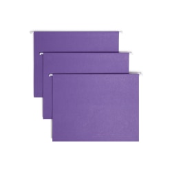 Smead® Hanging File Folders, Letter Size, Purple, Box Of 25 Folders