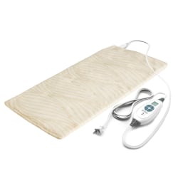 Pure Enrichment PureRelief Luxe Micromink Heating Pad, Sand Waves