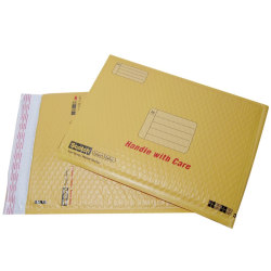 Scotch® Bubble Mailer, 10 1/2" x 15", Tan, Pack Of 4