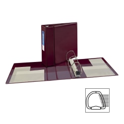 Avery® Heavy-Duty 3-Ring Binder With Locking One-Touch EZD™ Rings, 4" D-Rings, 45% Recycled, Maroon