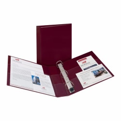 Avery® Heavy-Duty 3-Ring Binder With Locking One-Touch EZD™ Rings, 5" D-Rings, 45% Recycled, Maroon