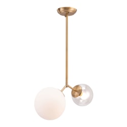 Zuo Modern Constance Ceiling Lamp, 18-1/10"W, Gold