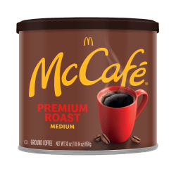 McCafe Ground Coffee, Premium Roast, Arabica, 1.87 Lb Per Canister
