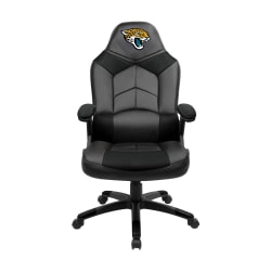 Imperial NFL Faux Leather Oversized Computer Gaming Chair, Jacksonville Jaguars