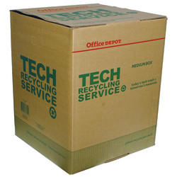 Tech Recycling Box, Medium, 20"H x 16"W x 16"D