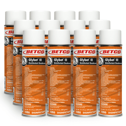 Betco® Glybet III Disinfectant, 15.5 Oz Bottle, Citrus Scent, Case Of 12