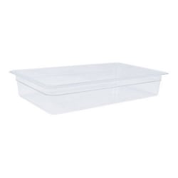 Cambro Full Size Camwear Food Pan, 4" x 21" x 12", Clear