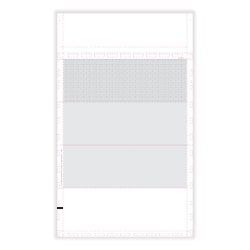 ComplyRight® W-2 Blank Tax Forms, 4-Up (Horizontal), Employee’s With Backer Instructions, EZ-Fold Simplex, 14", Pack Of 500 Forms