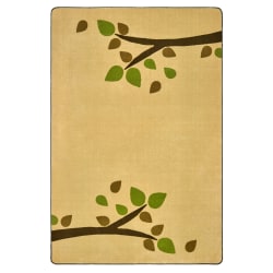 Carpets for Kids® KIDSoft™ Branching Out Decorative Rug, 8’ x 12', Tan