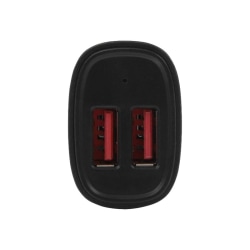StarTech.com Dual Port USB Car Charger - Black - High Power 24W/4.8A - 2 port USB Car Charger