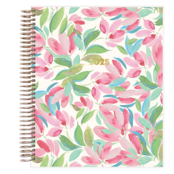 2025 Blue Sky Daily/Monthly Planning Calendar, 7" x 9", Magnolia Pink, January 2025 To December 2025