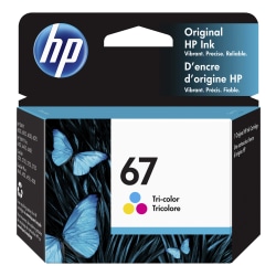 HP 67 Tri-Color Ink Cartridge, 3YM55AN