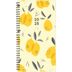Willow Creek Press Weekly/Monthly Spiral Pocket Planner, 3-1/2" x 6-1/2", Citrus Grove, January To December, 48726