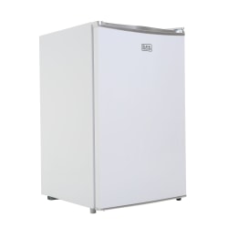 Black+Decker 4.3 Cu. Ft. Compact Refrigerator, White
