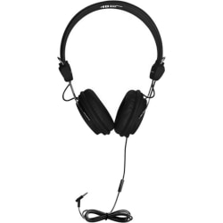 Hamilton Buhl Favoritz TRRS Headset With In-Line Microphone - BLACK - Stereo - Mini-phone (3.5mm) - Wired - 32 Ohm - 50 Hz - 20 kHz - Over-the-head - Binaural - Supra-aural - 5 ft Cable - Black