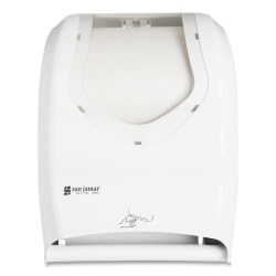 San Jamar® Smart System with iQ Sensor™ Towel Dispenser, 16.5 x 9.75 x 12, White/Clear