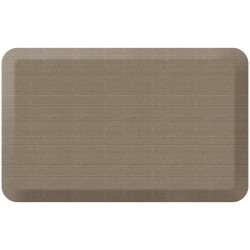 GelPro NewLife Designer Comfort Grasscloth Anti-Fatigue Floor Mat, 20" x 32", Pecan