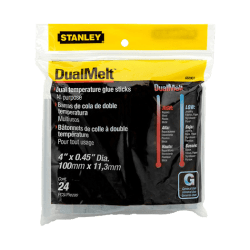 Stanley-Bostitch Dual Temperature Glue Sticks, 11.2 Oz, Clear, Pack Of 24