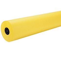 Pacon® Tru-Ray Art Paper Roll, 36" x 500', Yellow