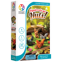 Smart Toys And Games Squirrels Go Nuts 1-Player Puzzle Game