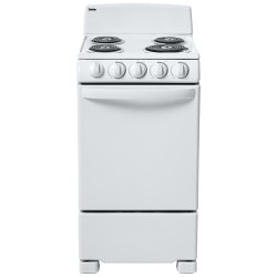 Danby 20" Wide Electric Range, White
