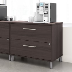 WorkPro® Motiva 36"W 2-Drawer Lateral File Cabinet, Storm Gray, Standard Delivery