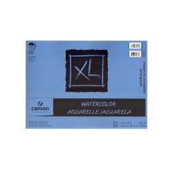 Canson XL Watercolor Pads, 11" x 15", 30 Sheets Per Pad, Pack Of 2 Pads