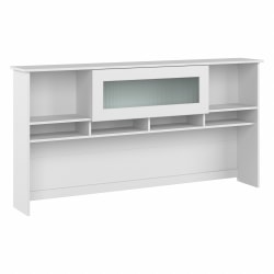 Bush® Furniture Cabot 72"W Desk Hutch, White, Standard Delivery