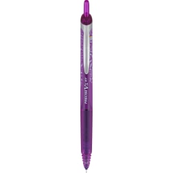 Pilot Precise V5 RT Floral Rollerball Pen, Extra Fine Point, 0.5mm, Purple Barrel, Purple Ink, Single Pen