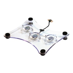 Argom Tech Notebook Cooling Pad With 3 Fans, 9-5/8"H x 1-5/16"W x 11-5/8"D