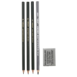 Prismacolor® Design Drawing Pencil Set, 4 Pencils, 1 Eraser