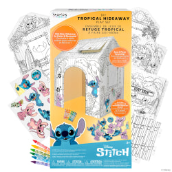 Fashion Angels Disney's Stitch Corrugated Tropical Hideaway, Set Of 26 Pieces