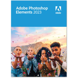 Adobe Photoshop Elements Software 2023 For PC/Mac, Windows 11/10/Mac OS X V11.3/OS Monterey 12, Product Key