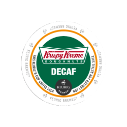 Krispy Kreme Doughnuts® Single-Serve Coffee K-Cup® Pods, Decaffeinated, Carton Of 24