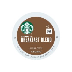 Starbucks® Single-Serve Coffee K-Cup®, Breakfast Blend, Carton Of 24