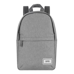 Solo New York Re:Vive Mini Backpack, 60% Recycled, Gray