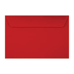 LUX Booklet 6" x 9" Envelopes, Peel & Press Closure, Holiday Red, Pack Of 500