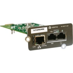Vertiv Liebert IntelliSlot Unity - SNMP - Network Card | Remote Monitoring - Data Center Monitoring| Adapter| 10Mb LAN/100Mb LAN |Micro-USB Port