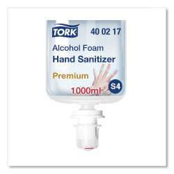 Tork® Premium Alcohol Foam Hand Sanitizer, 1 L Bottle, Unscented, 6/Carton
