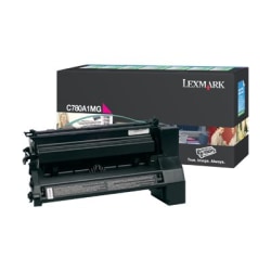 Lexmark™ C780A1MG Magenta High Yield Return Program Toner Cartridge