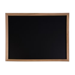Flipside Wood-Framed Chalkboard, 18" x 24", Black