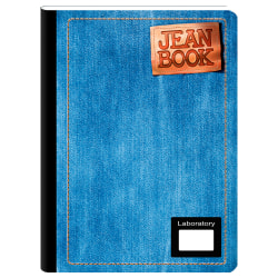 Norma Notebook, Jean, Laboratory Pages, 7-1/2" x 9-3/4", 80 Sheets, Blue, Total Qty 1