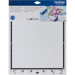 Brother ScanNCut DX Adhesive Mat, Standard Tack, 12" x 12", White